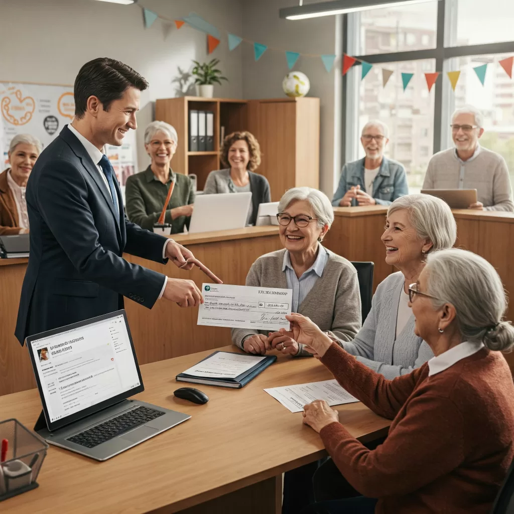 Calendário Antecipação do 13º: aposentado recebendo 13°