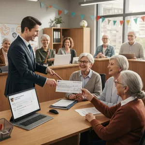 Calendário Antecipação do 13º: aposentado recebendo 13°