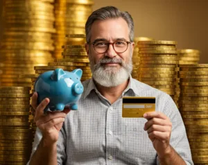 Finanças Pessoais: Seu Guia Completo Finanças Pessoais, homem segurando cartão e cofre