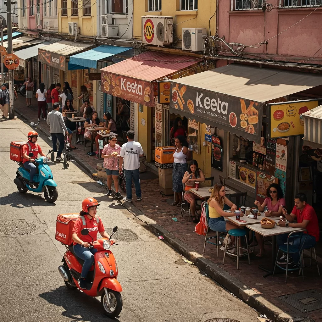 empresa de delivery keeta chega ao brasil e rivaliza com ifood