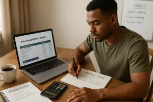 Criar um orçamento mensal