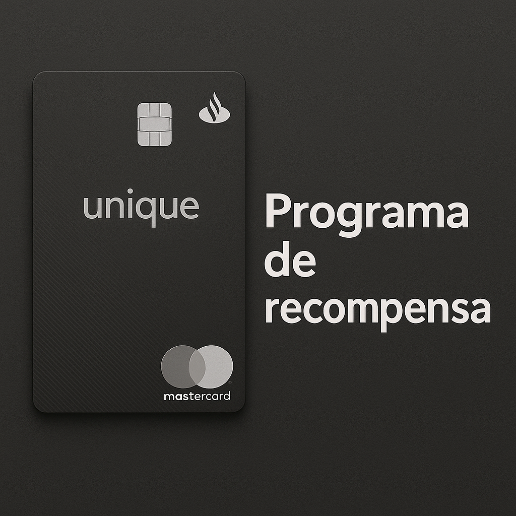 Programa de recompensa do cartão unique santander