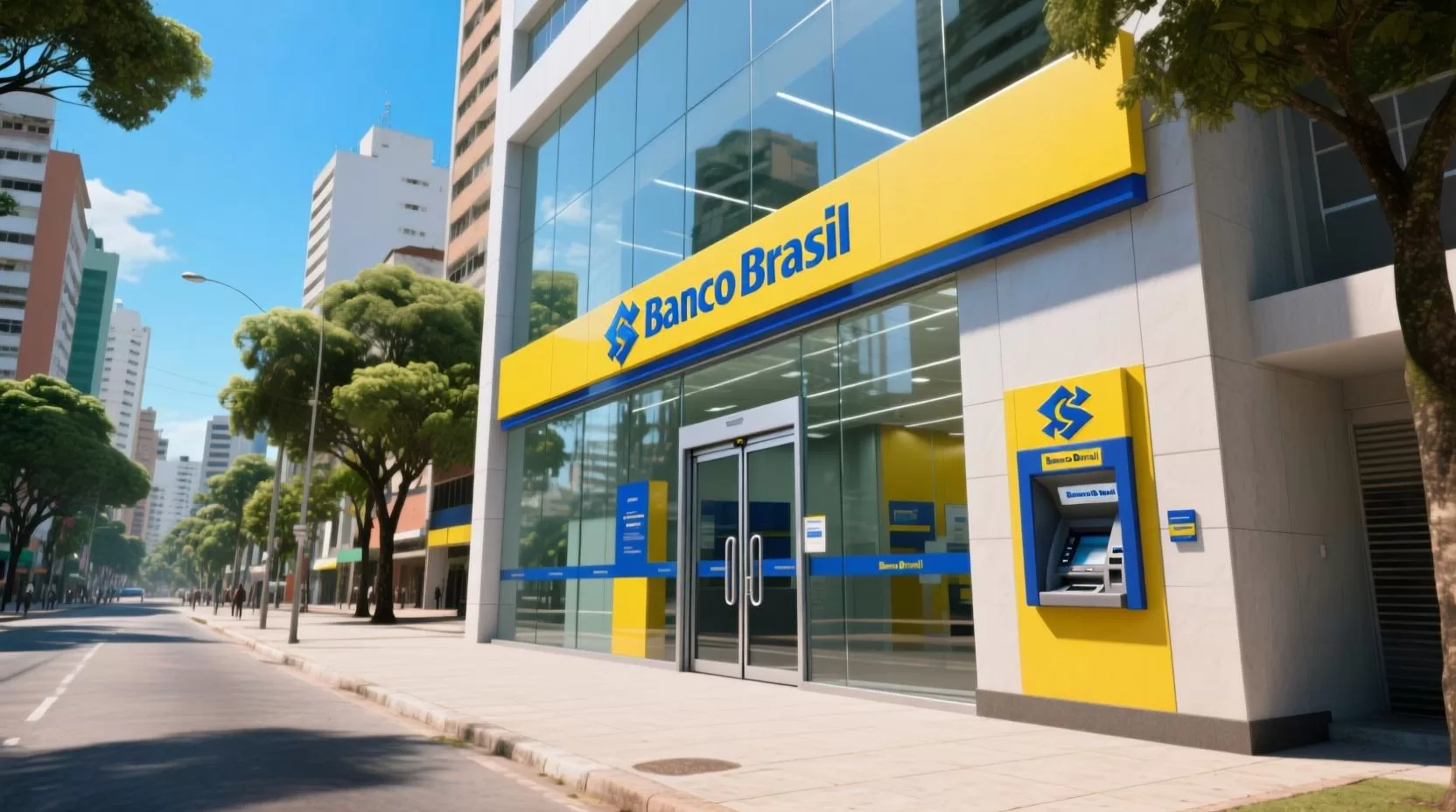 Foto frente da agencia banco do Brasil Lucro segundo trimestre banco do Brasil