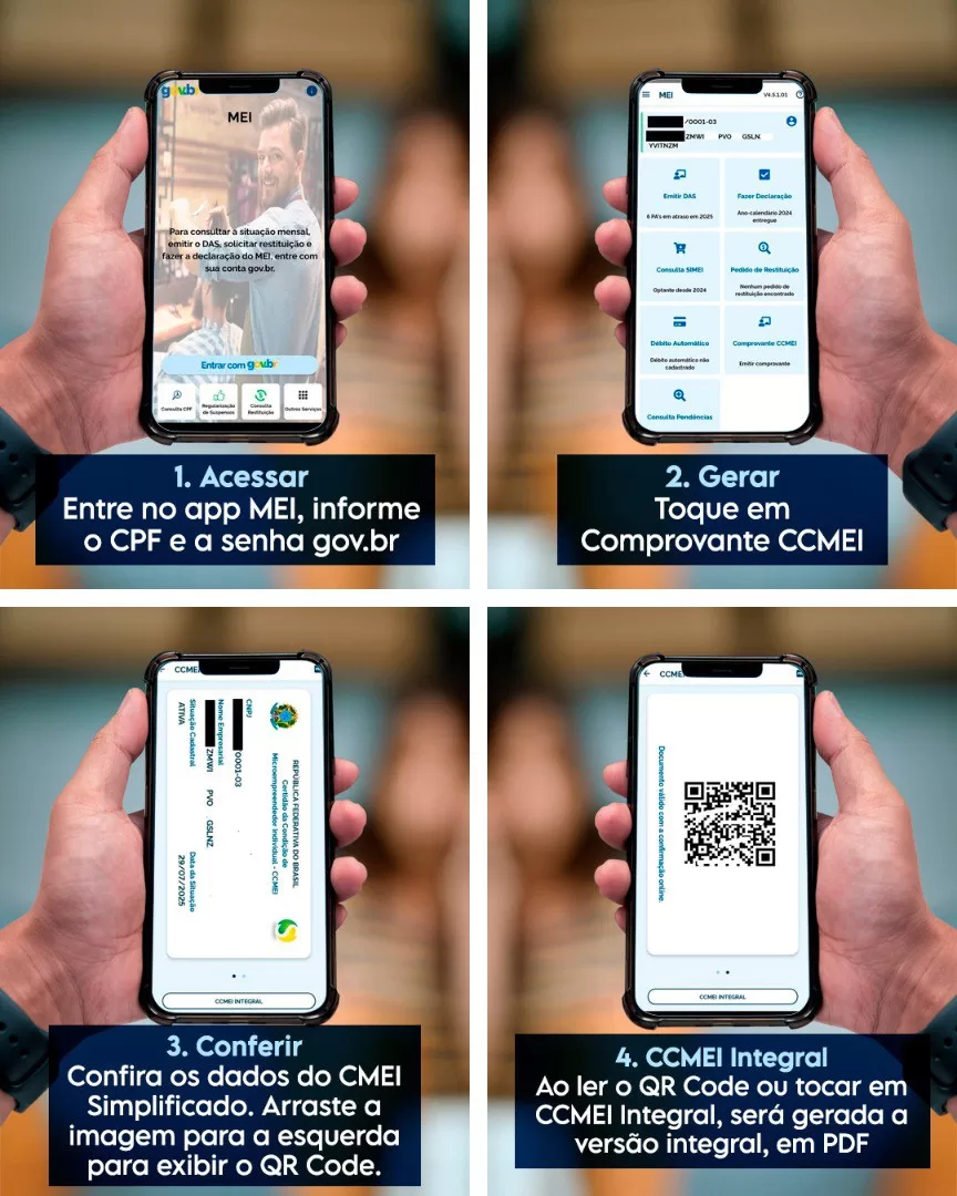 atualização app MEI, comprovar condição de MEI