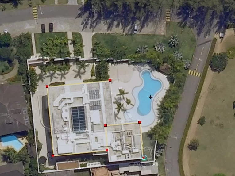 vista do alto mansão da xuxa