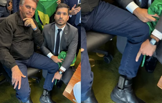 deputado-andre-fernandes-publica-foto-de-bolsonaro-com-tornozeleira