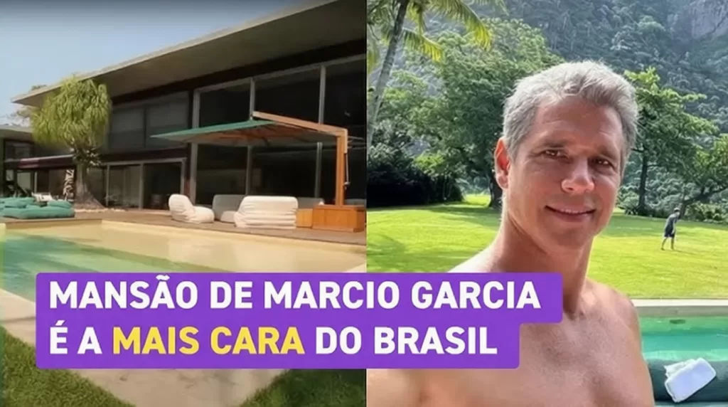 mansão de marcio garcia e a mais cara do brasil