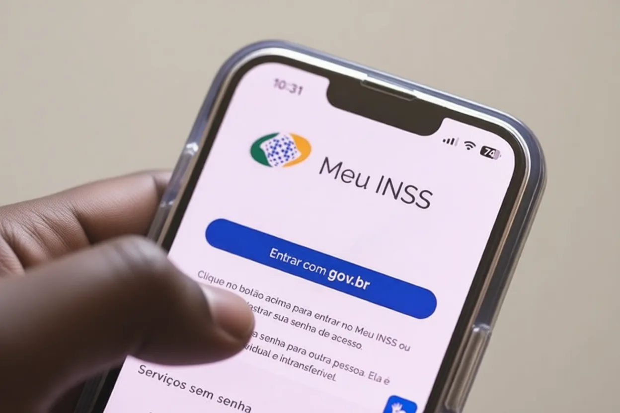 Passo a Passo para CNIS Verificar Contribuição Excedente acesso ao app meu inss