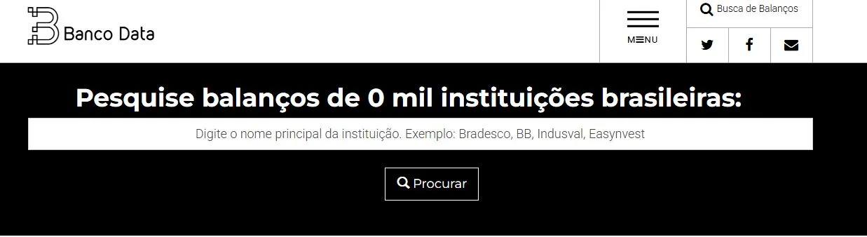 banco data pesquisa de instituição financeiras bancos