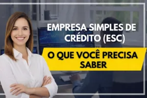 Quer Investir em Crédito? Como Abrir uma Empresa ESC Mulher sorridente em ambiente de escritório
