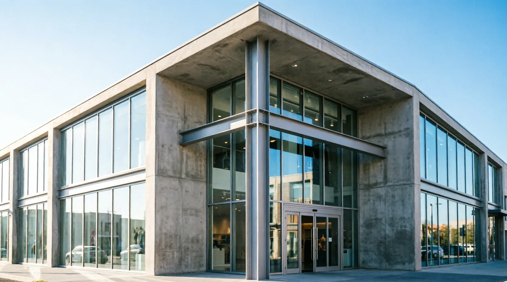 fundo de investimento de tijolo foto imagem fachada shoping center